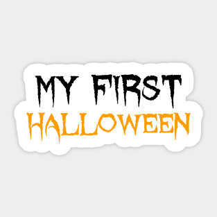 My First Halloween Sticker